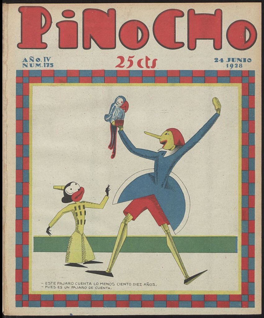 Miniatura de Pinocho: semanario infantil, nº 175 del 24 de junio de 1928