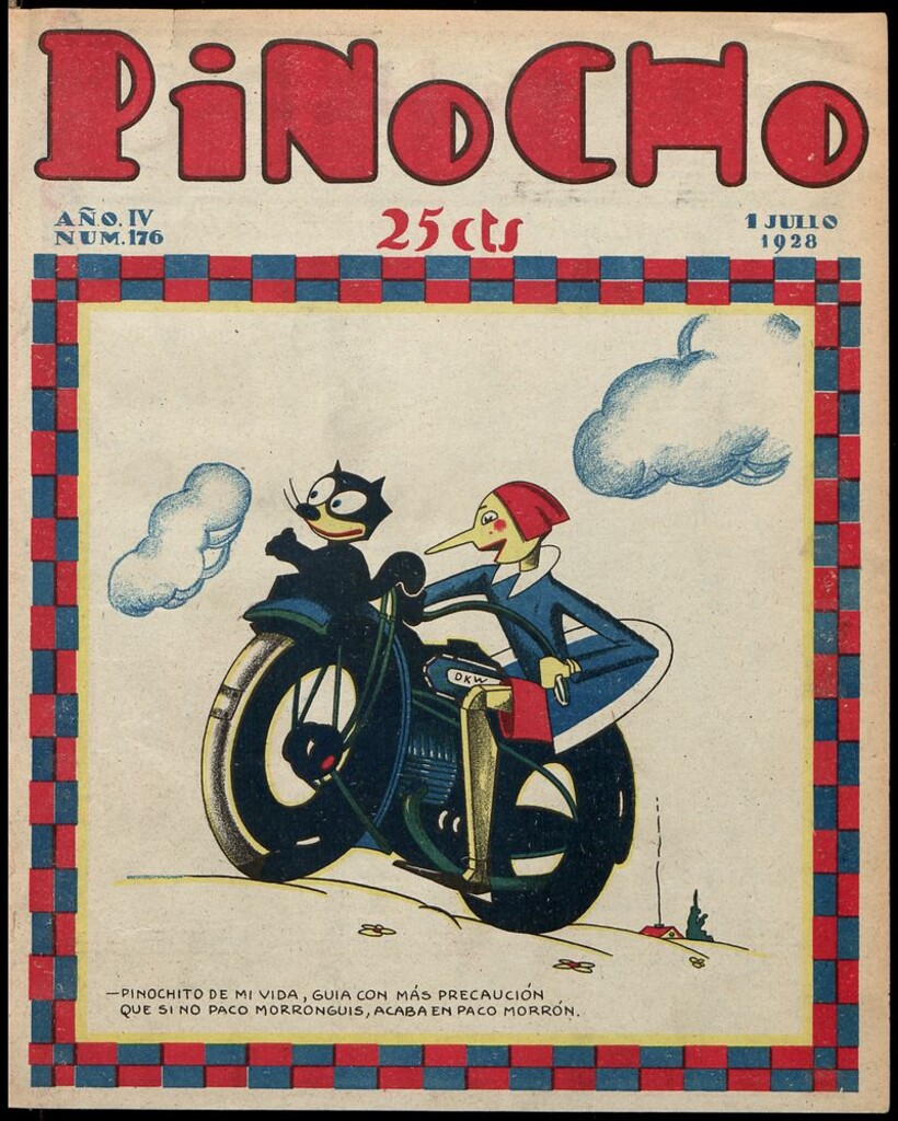 Miniatura de Pinocho: semanario infantil, nº 176 del 1 de julio de 1928