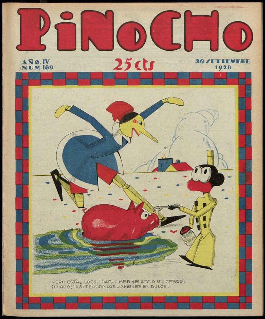 Miniatura de Pinocho: semanario infantil, nº 189 del 30 de septiembre de 1928