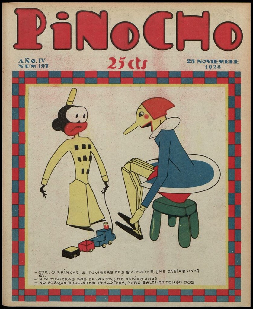 Miniatura de Pinocho: semanario infantil, nº 197 del 25 de noviembre de 1928