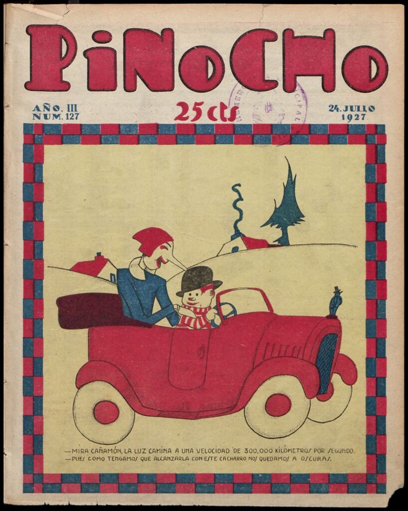 Miniatura de Pinocho: semanario infantil, nº 127 del 24 de julio de 1927