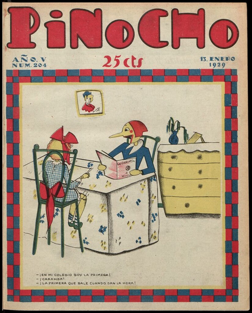Miniatura de Pinocho: semanario infantil, nº 204 del 13 de enero de 1929