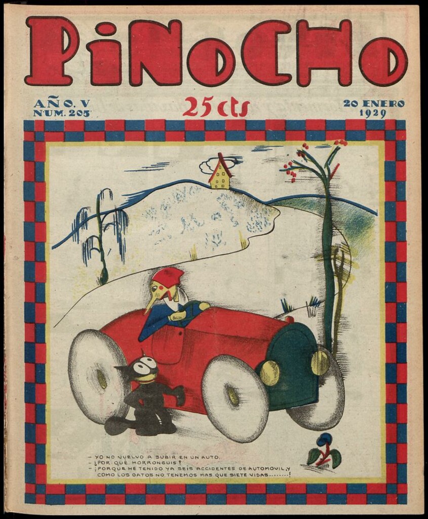 Miniatura de Pinocho: semanario infantil, nº 205 del 20 de enero de 1929