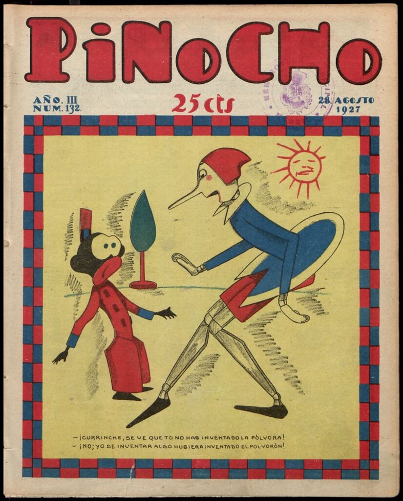 Miniatura de Pinocho: semanario infantil, nº 132 del 28 de agosto de 1927
