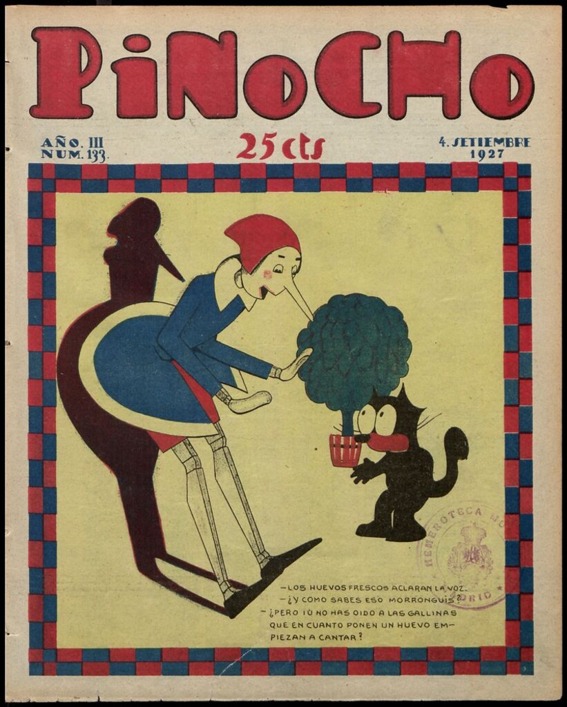 Miniatura de Pinocho: semanario infantil, nº 133 del 4 de septiembre de 1927