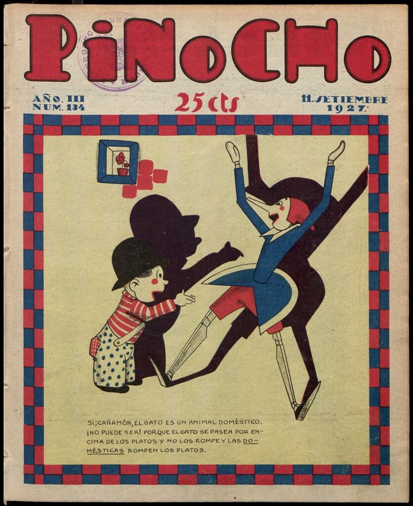 Miniatura de Pinocho: semanario infantil, nº 134 del 11 de septiembre de 1927