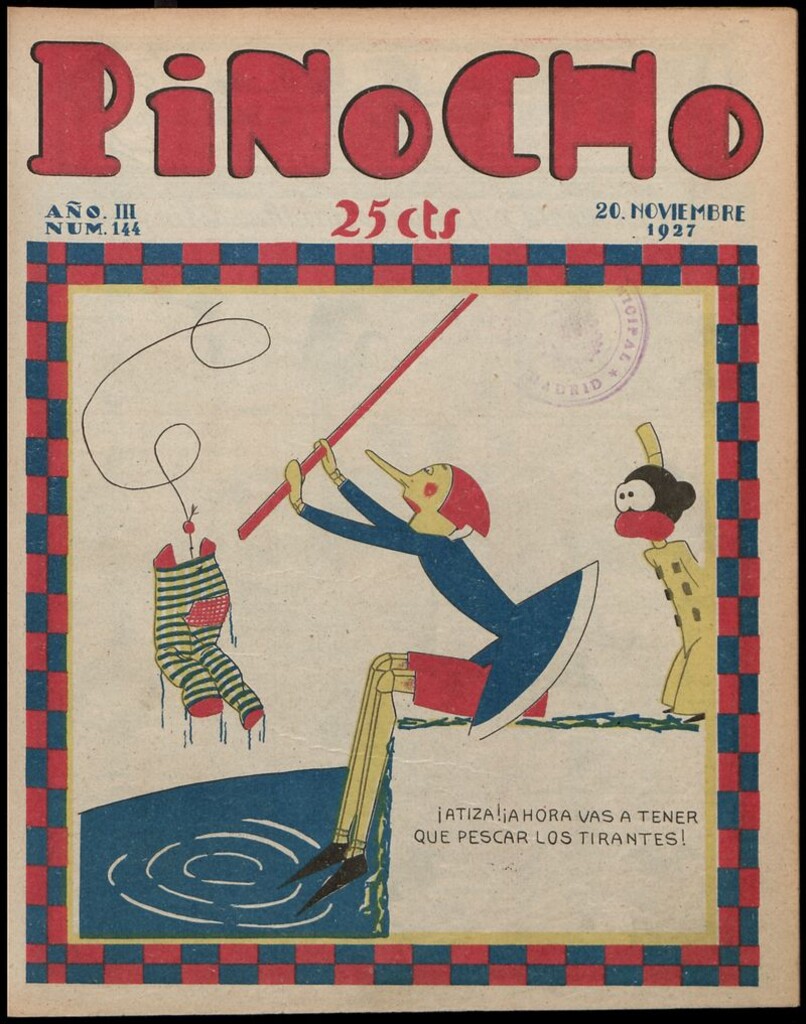 Miniatura de Pinocho: semanario infantil, nº 144 del 20 de noviembre de 1927