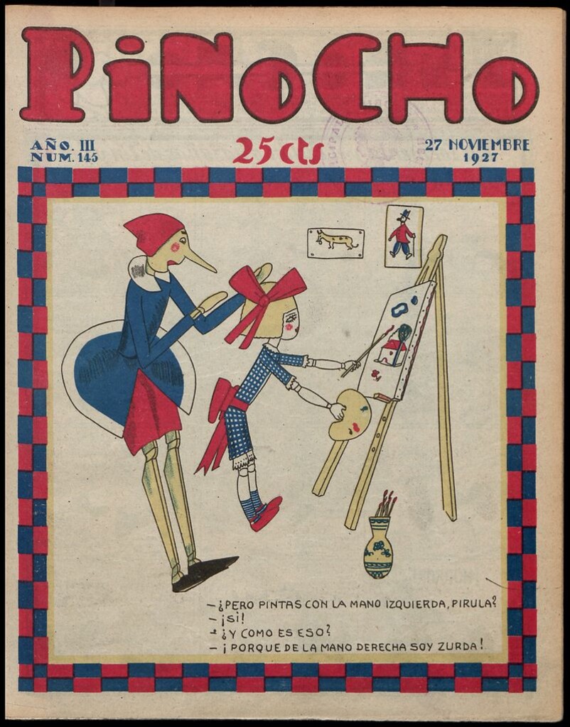 Miniatura de Pinocho: semanario infantil, nº 145 del 27 de noviembre de 1927