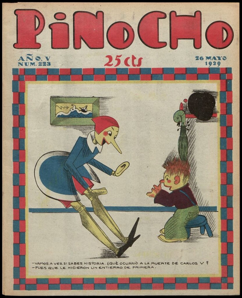 Miniatura de Pinocho: semanario infantil, nº 223 del 26 de mayo de 1929