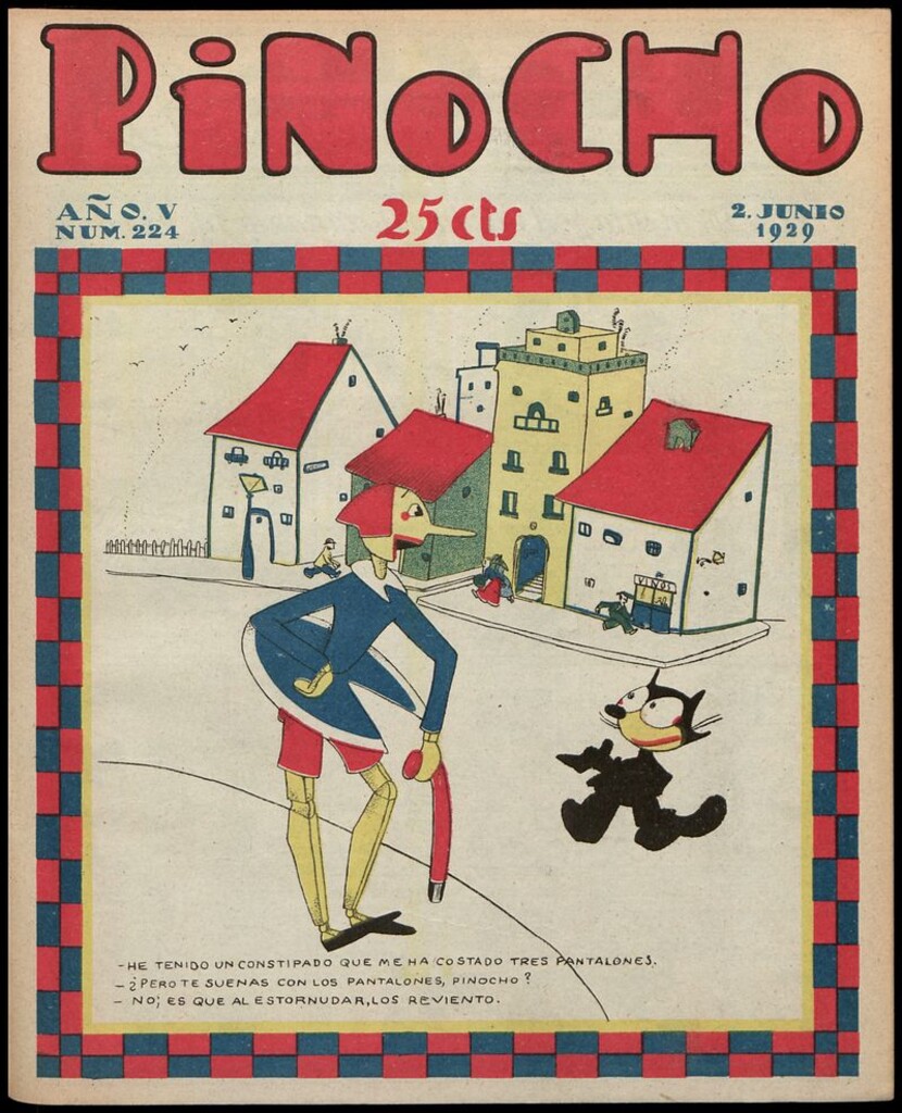 Miniatura de Pinocho: semanario infantil, nº 224 del 2 de junio de 1929