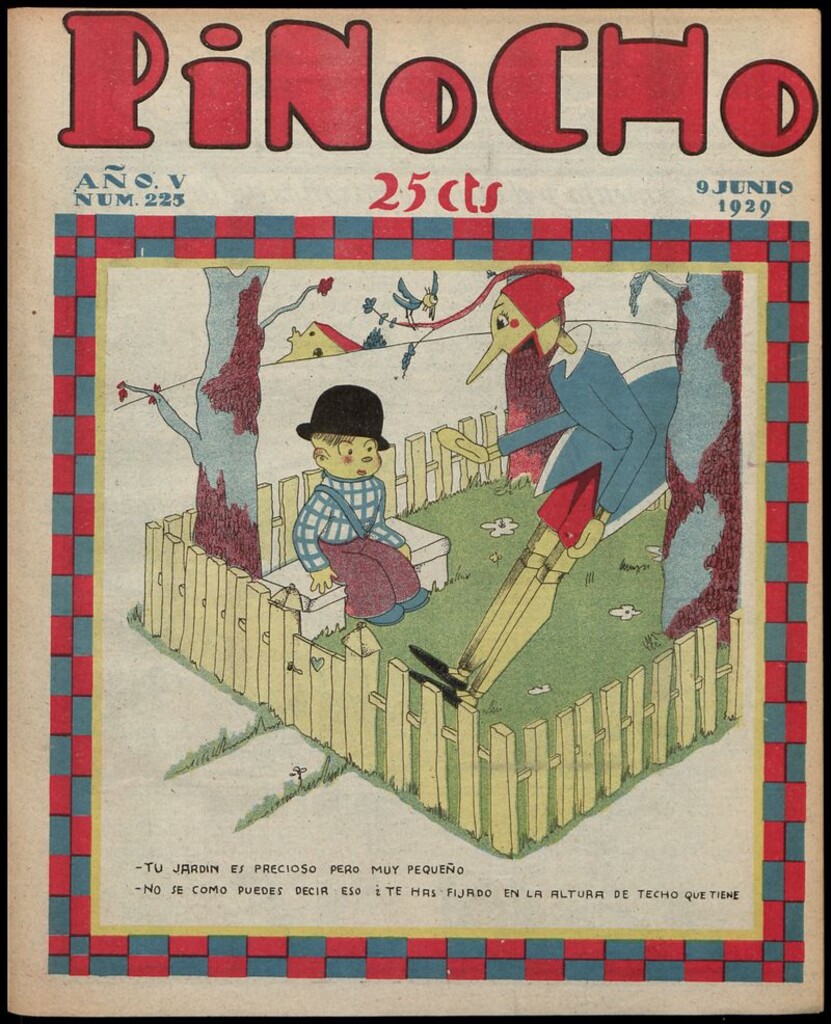 Miniatura de Pinocho: semanario infantil, nº 225 del 9 de junio de 1929