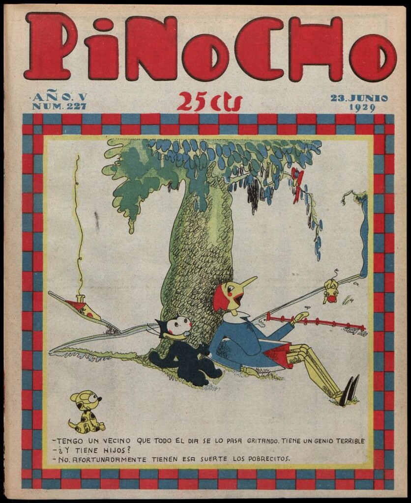 Miniatura de Pinocho: semanario infantil, nº 227 del 23 de junio de 1929