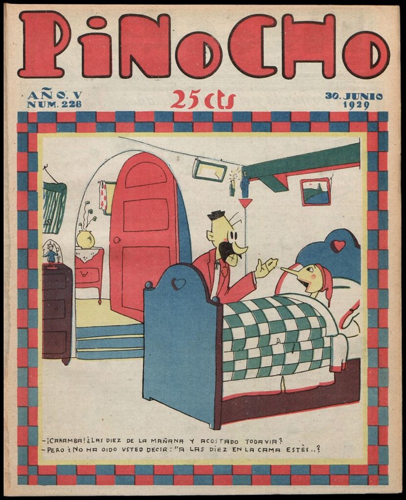 Miniatura de Pinocho: semanario infantil, nº 228 del 30 de junio de 1929