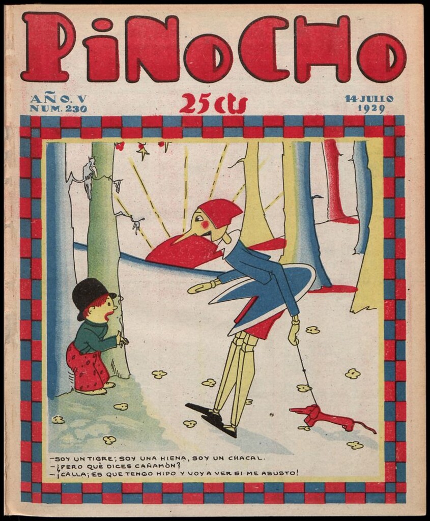 Miniatura de Pinocho: semanario infantil, nº 230 del 14 de julio de 1929
