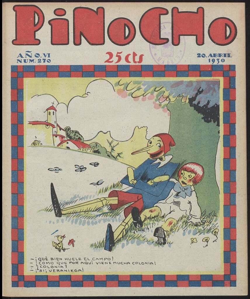 Miniatura de Pinocho: semanario infantil, nº 270 del 20 de abril de 1930