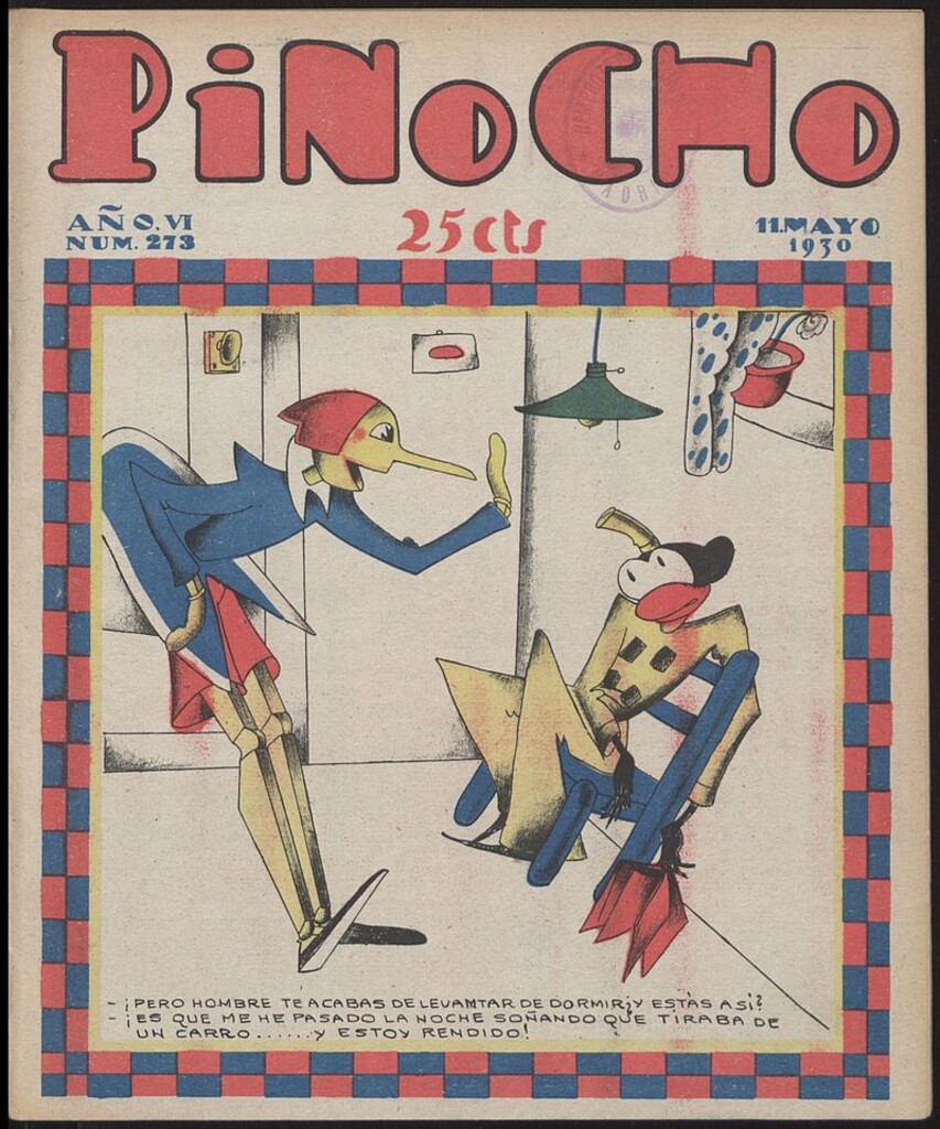 Miniatura de Pinocho: semanario infantil, nº 273 del 11 de mayo de 1930