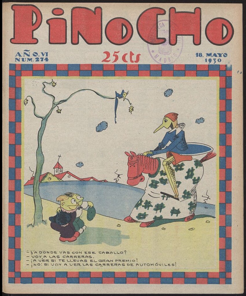 Miniatura de Pinocho: semanario infantil, nº 274 del 18 de mayo de 1930