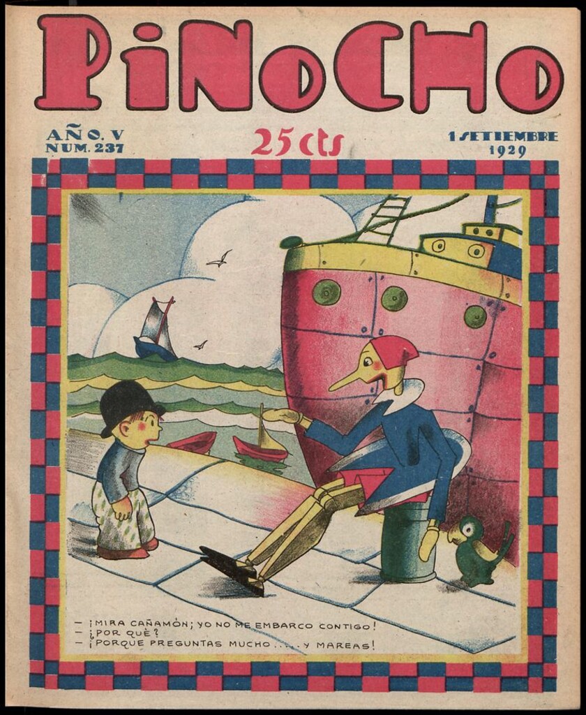 Miniatura de Pinocho: semanario infantil, nº 237 del 1 de septiembre de 1929