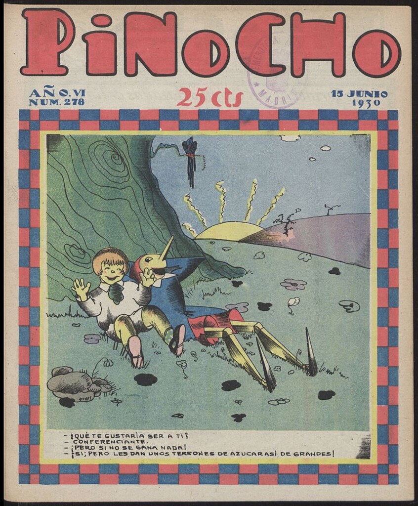 Miniatura de Pinocho: semanario infantil, nº 278 del 15 de junio de 1930