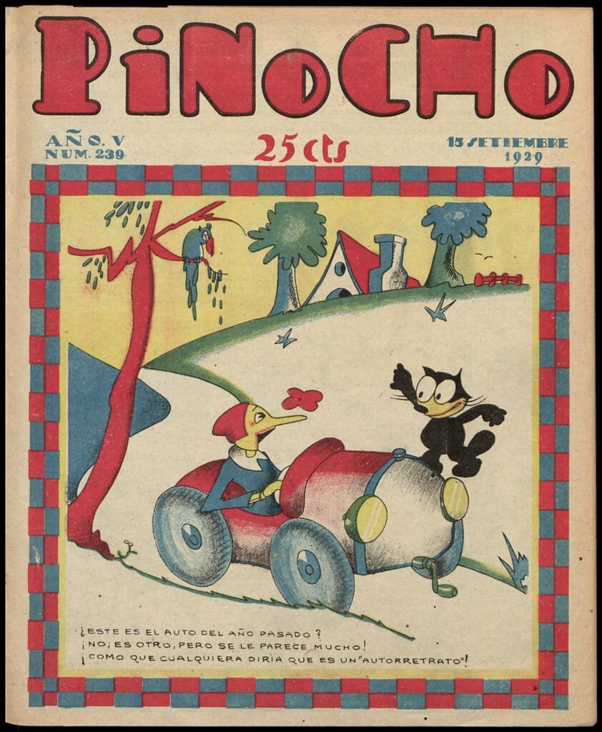 Miniatura de Pinocho: semanario infantil, nº 239 del 15 de septiembre de 1929