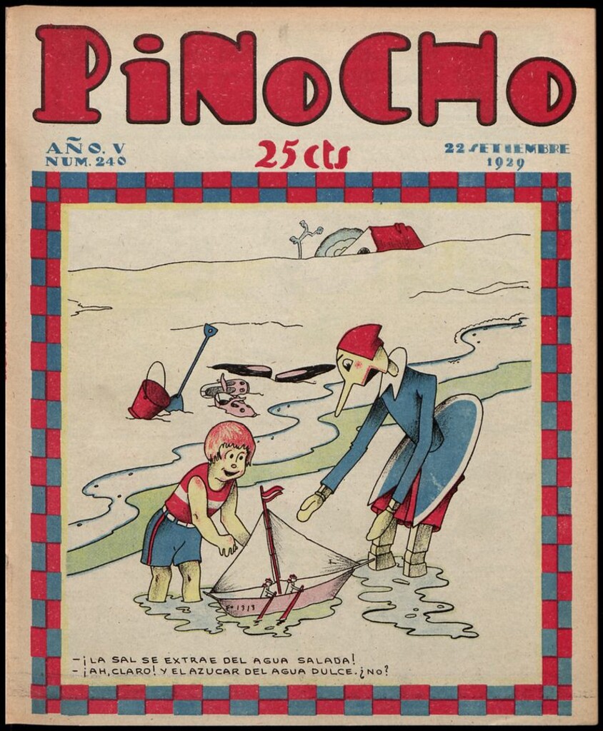 Miniatura de Pinocho: semanario infantil, nº 240 del 22 de septiembre de 1929