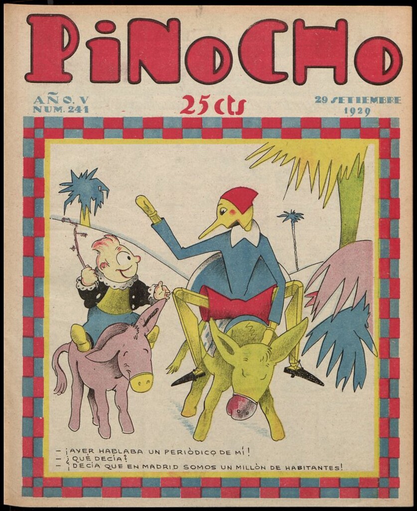 Miniatura de Pinocho: semanario infantil, nº 241 del 29 de septiembre de 1929