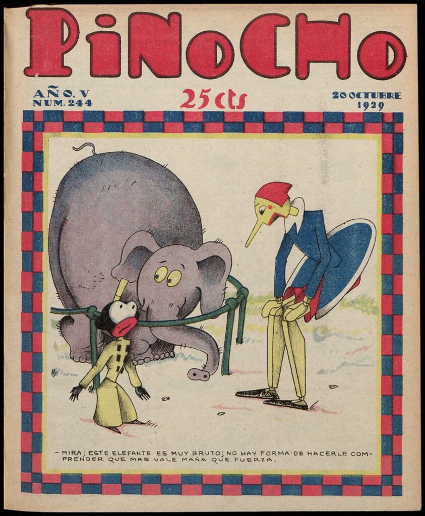 Miniatura de Pinocho: semanario infantil, nº 244 del 20 de octubre de 1929