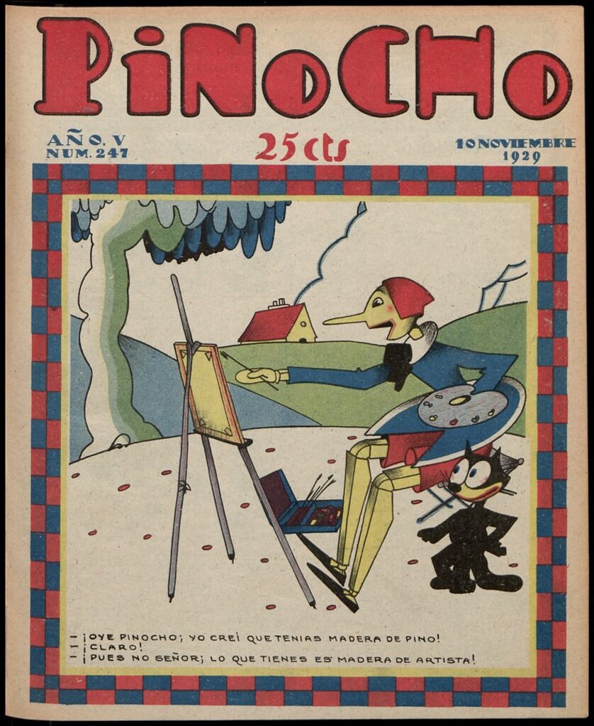 Miniatura de Pinocho: semanario infantil, nº 247 del 10 de noviembre de 1929