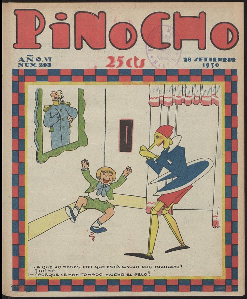 Miniatura de Pinocho: semanario infantil, nº 293 del 28 de septiembre de 1930