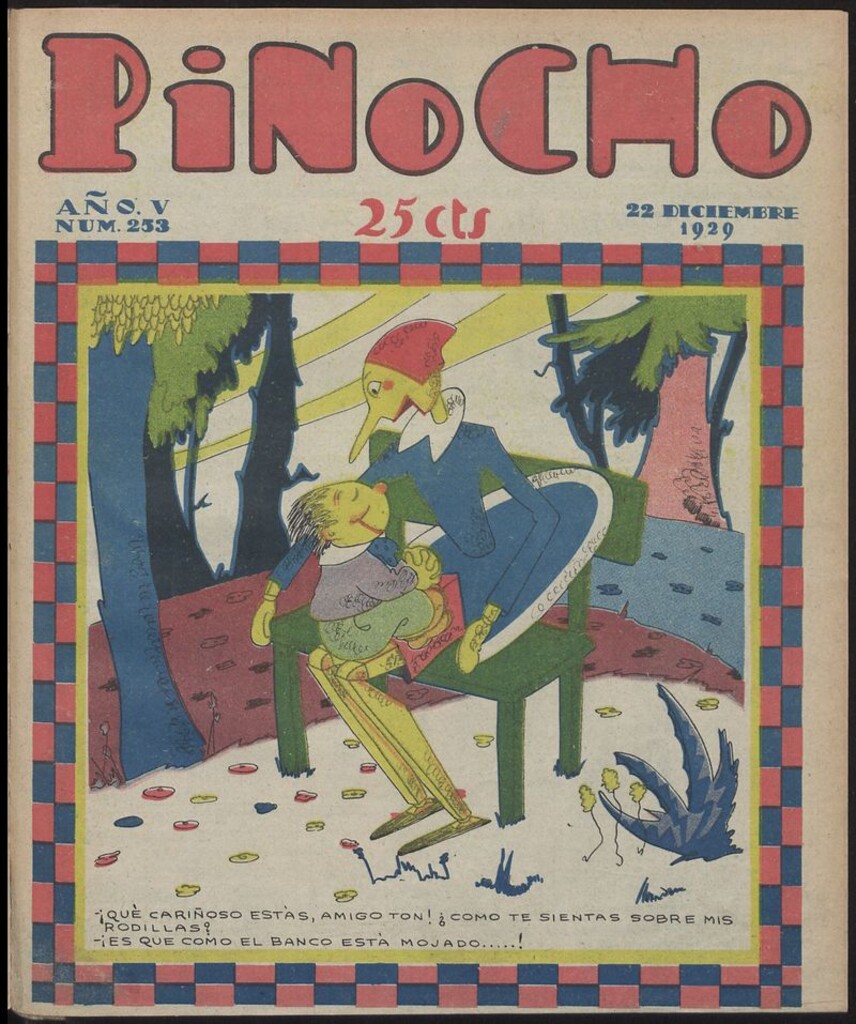 Miniatura de Pinocho: semanario infantil, nº 253 del 22 de diciembre de 1929