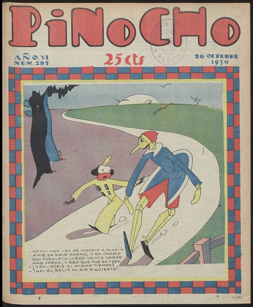 Miniatura de Pinocho: semanario infantil, nº 297 del 26 de octubre de 1930