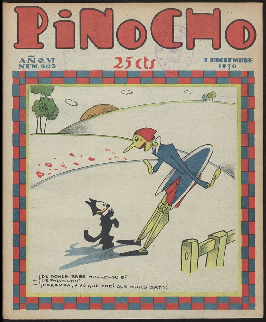 Miniatura de Pinocho: semanario infantil, nº 303 del 7 de diciembre de 1930