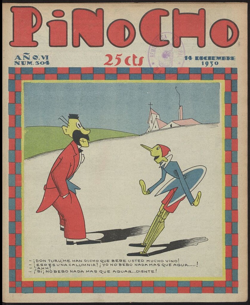 Miniatura de Pinocho: semanario infantil, nº 304 del 14 de diciembre de 1930