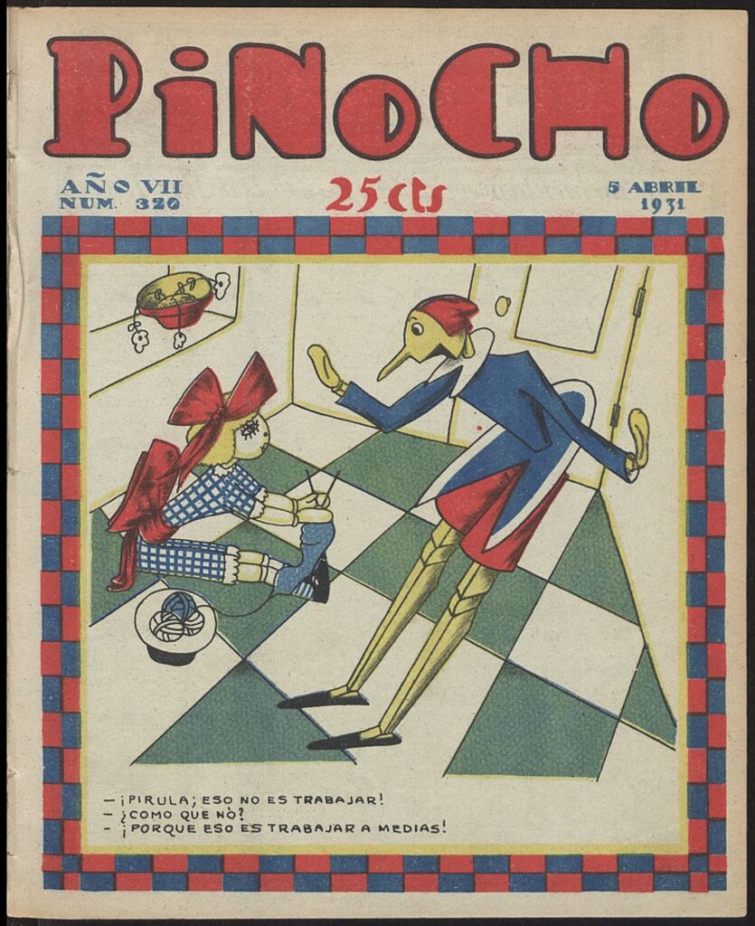 Miniatura de Pinocho: semanario infantil, nº 320 del 5 de abril de 1931