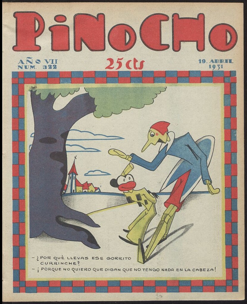 Miniatura de Pinocho: semanario infantil, nº 322 del 19 de abril de 1931