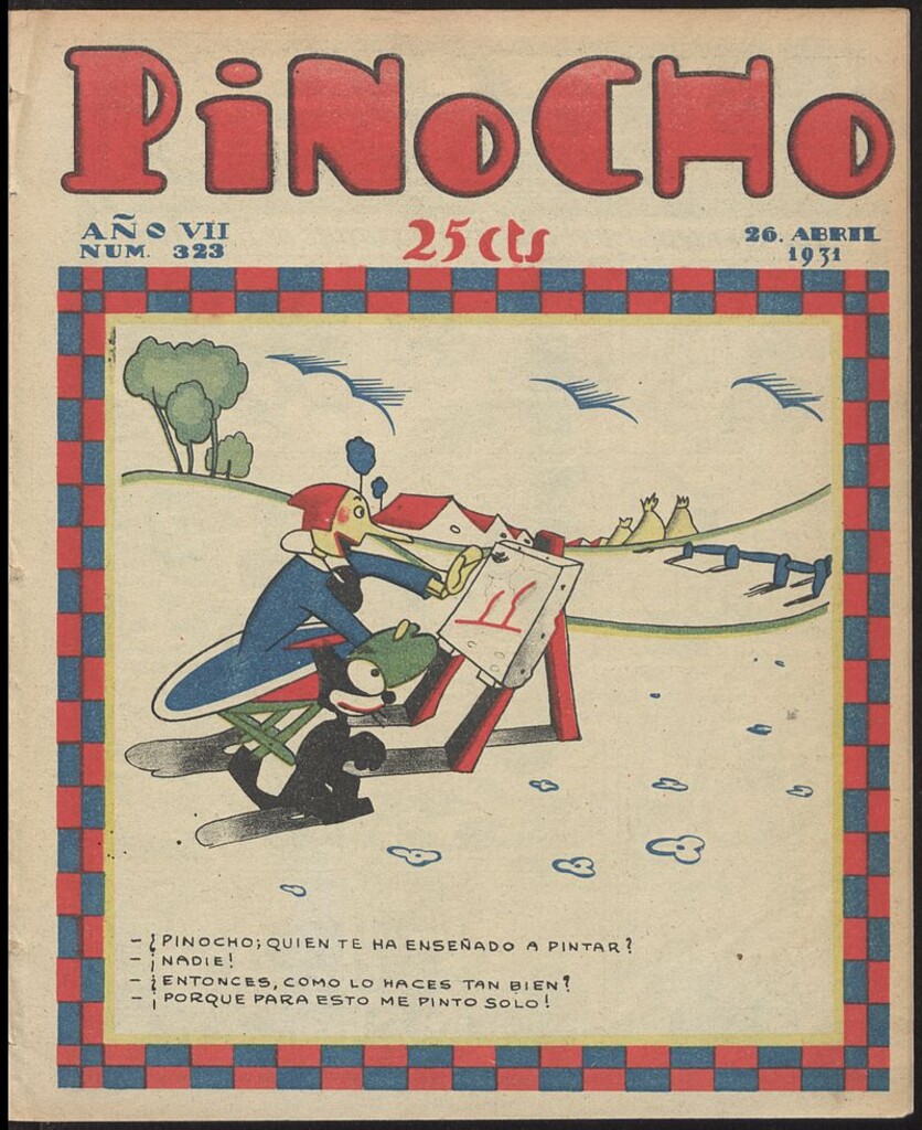 Miniatura de Pinocho: semanario infantil, nº 323 del 26 de abril de 1931