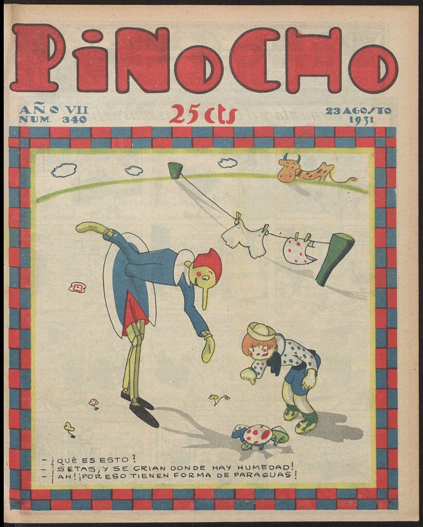 Miniatura de Pinocho: semanario infantil, nº 340 del 23 de agosto de 1931