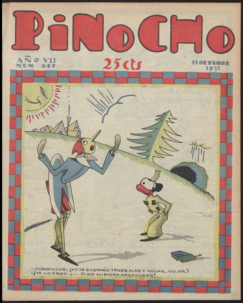 Miniatura de Pinocho: semanario infantil, nº 347 del 11 de octubre de 1931