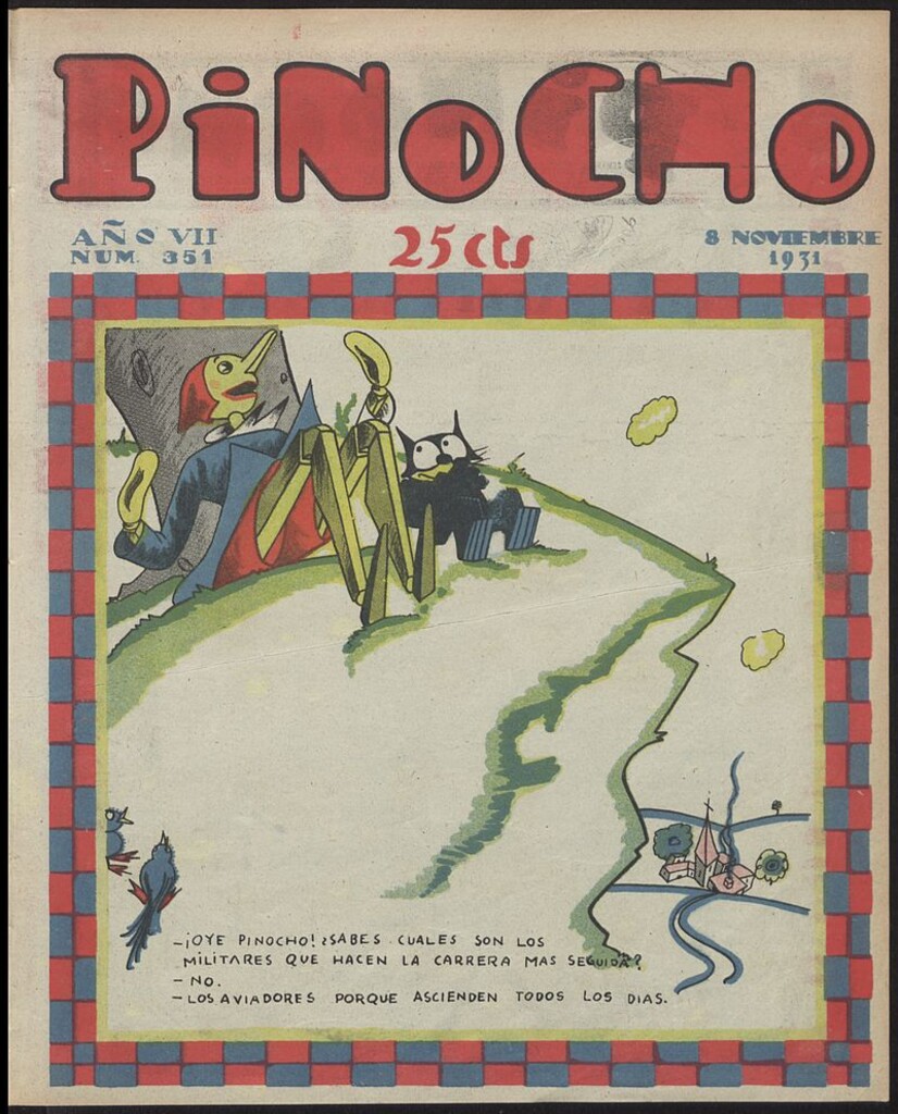 Miniatura de Pinocho: semanario infantil, nº 351 del 8 de noviembre de 1931