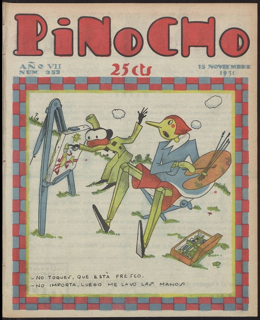Miniatura de Pinocho: semanario infantil, nº 352 del 15 de noviembre de 1931