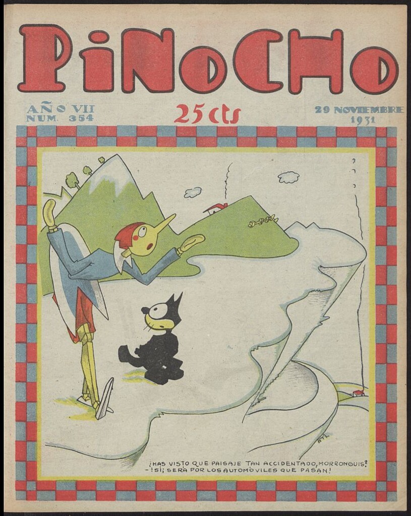 Miniatura de Pinocho: semanario infantil, nº 354 del 29 de noviembre de 1931