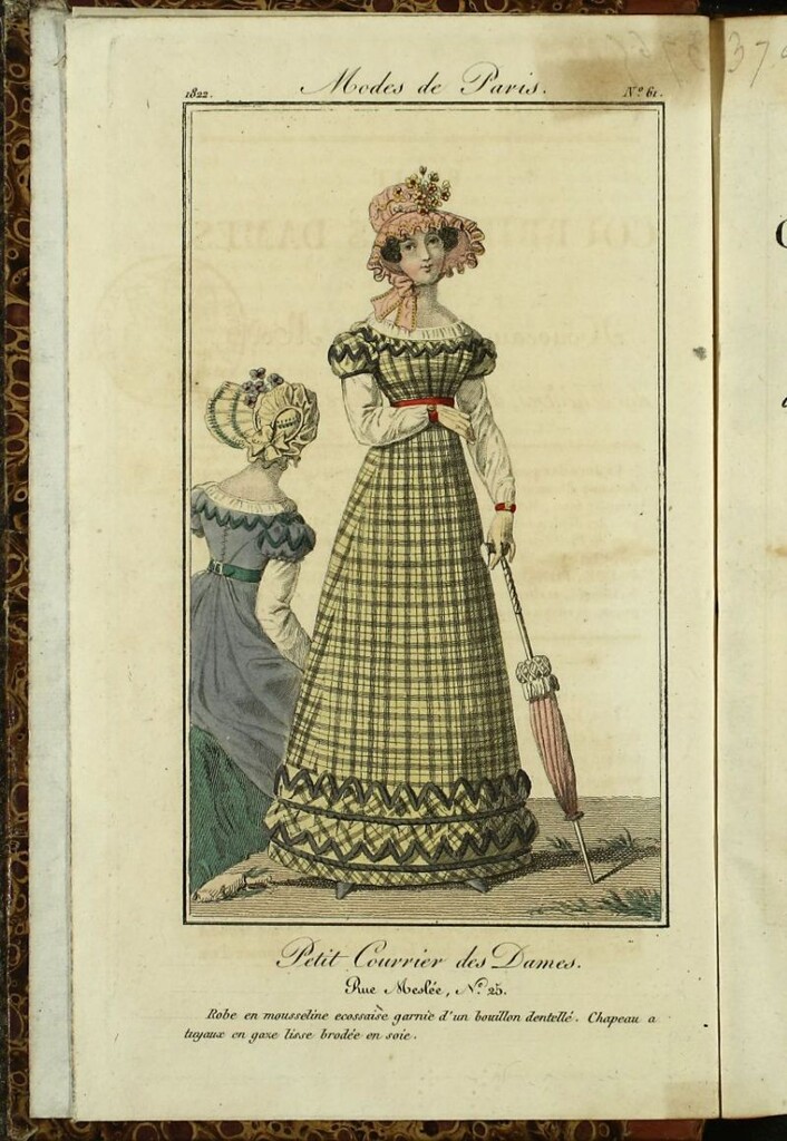 Miniatura de Petit Courrier des Dames : annonces des modes, des nouveautés et des arts del 5 de Julio de 1822