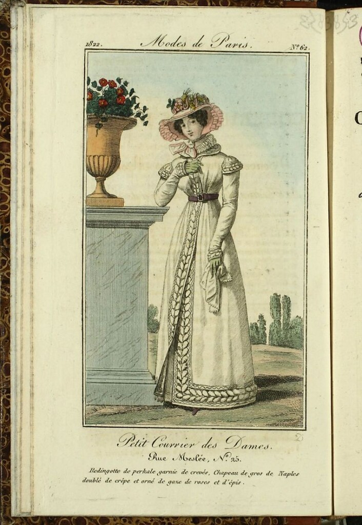 Miniatura de Petit Courrier des Dames : annonces des modes, des nouveautés et des arts del 10 de Julio de 1822