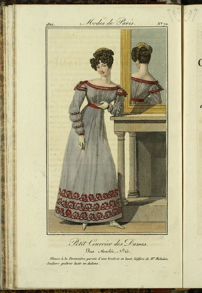 Miniatura de Petit Courrier des Dames : annonces des modes, des nouveautés et des arts del 15 de Agosto de 1822