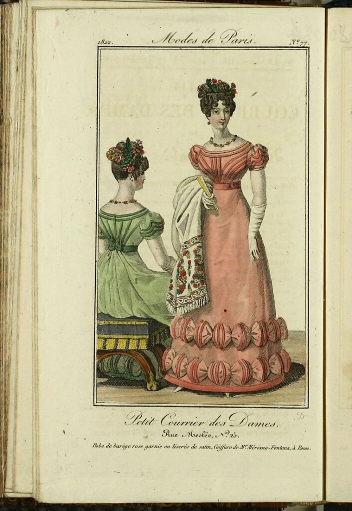 Miniatura de Petit Courrier des Dames : annonces des modes, des nouveautés et des arts del 15 de Septiembre de 1822