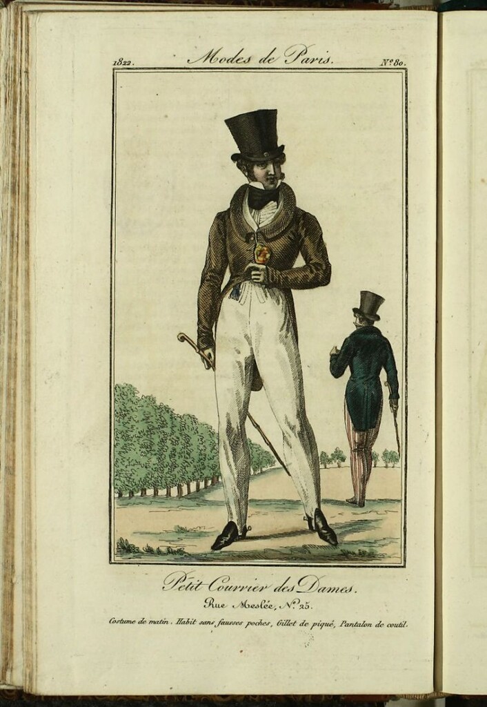 Miniatura de Petit Courrier des Dames : annonces des modes, des nouveautés et des arts del 25 de Septiembre de 1822