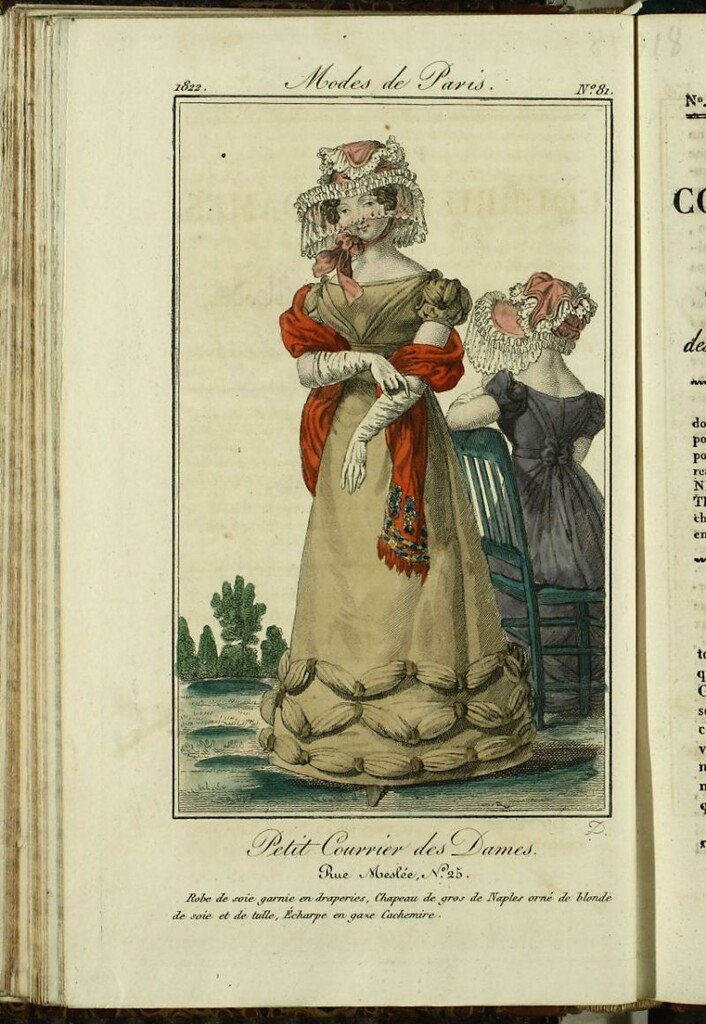 Miniatura de Petit Courrier des Dames : annonces des modes, des nouveautés et des arts del 30 de Septiembre de 1822
