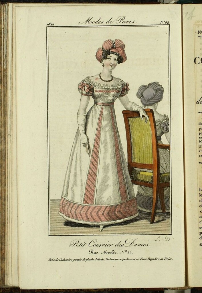 Miniatura de Petit Courrier des Dames : annonces des modes, des nouveautés et des arts del 15 de Octubre de 1822