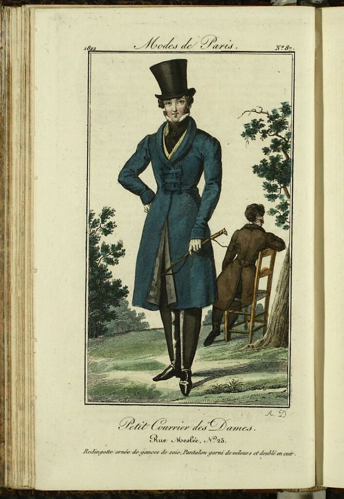 Miniatura de Petit Courrier des Dames : annonces des modes, des nouveautés et des arts del 25 de Octubre de 1822