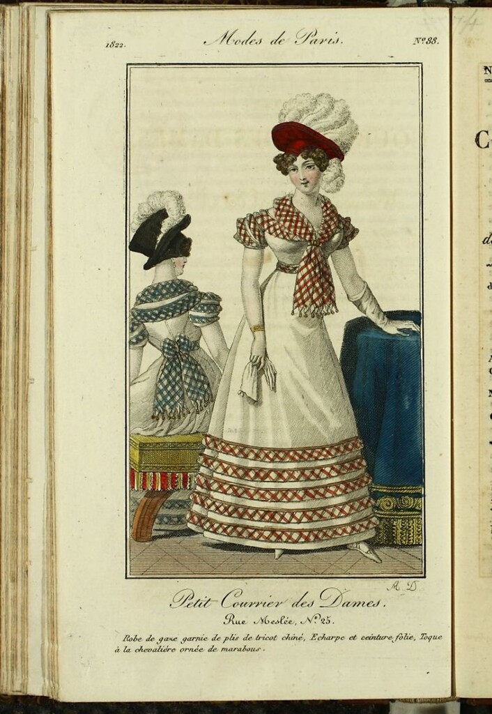 Miniatura de Petit Courrier des Dames : annonces des modes, des nouveautés et des arts del 31 de Octubre de 1822